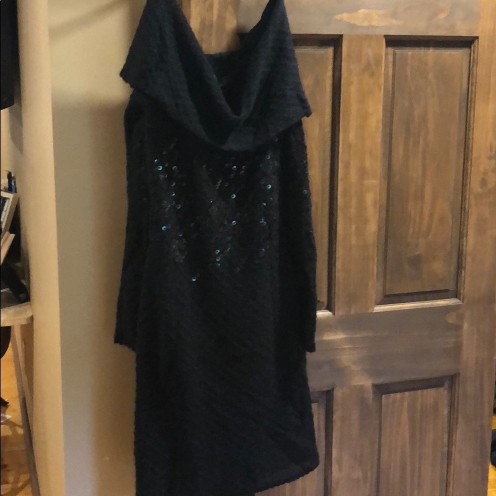Off the shoulder sweater dress